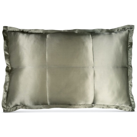 Donna Karan 100% quilted Silk Standard/Queen MOSS sham - Picture 1 of 14